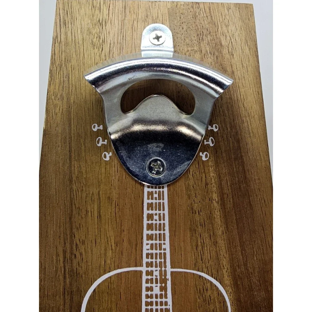 Dolly Parton Wood Guitar Bottle Opener BBQ BAR KITCHEN